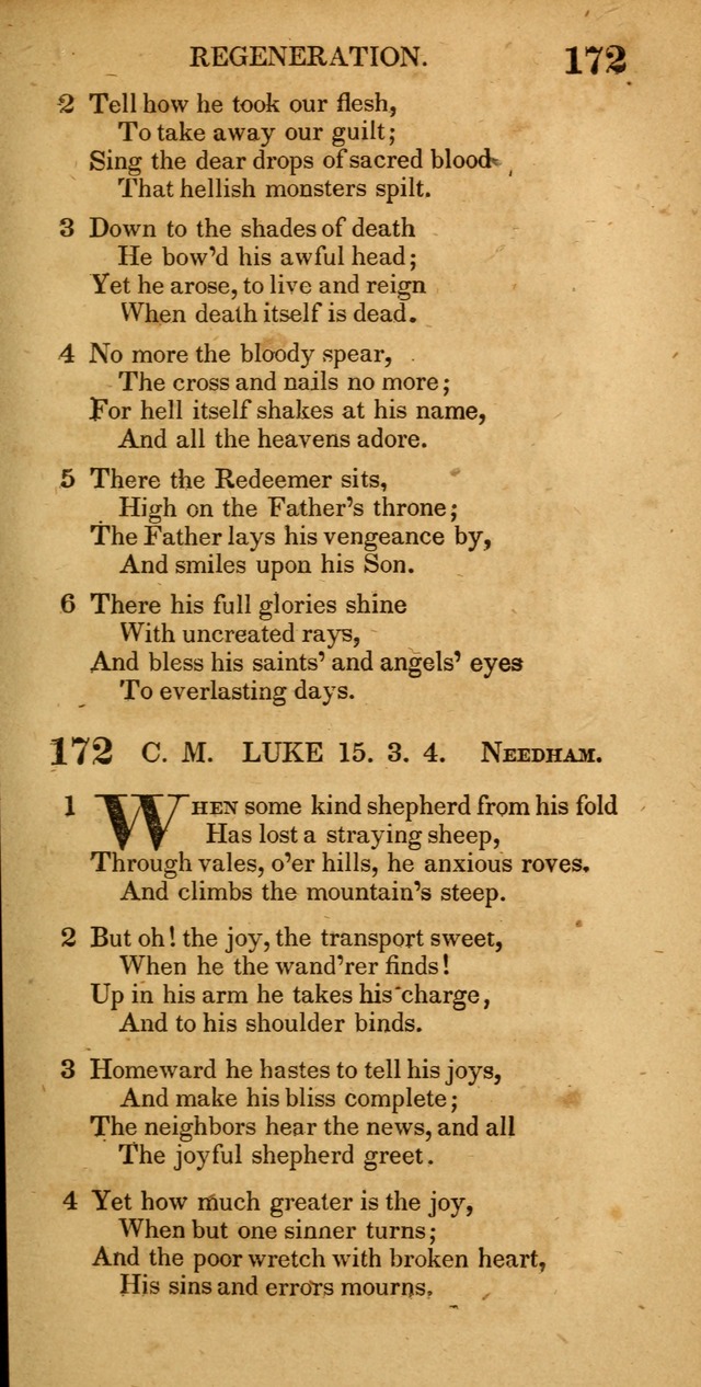 A New selection of Psalms, hymns, and spiritual songs, from the best authors: designed for the use of conference meetings, private circles, and congregations page 112