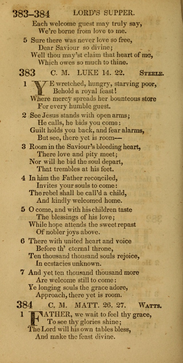 A New selection of Psalms, hymns, and spiritual songs, from the best authors: designed for the use of conference meetings, private circles, and congregations page 221