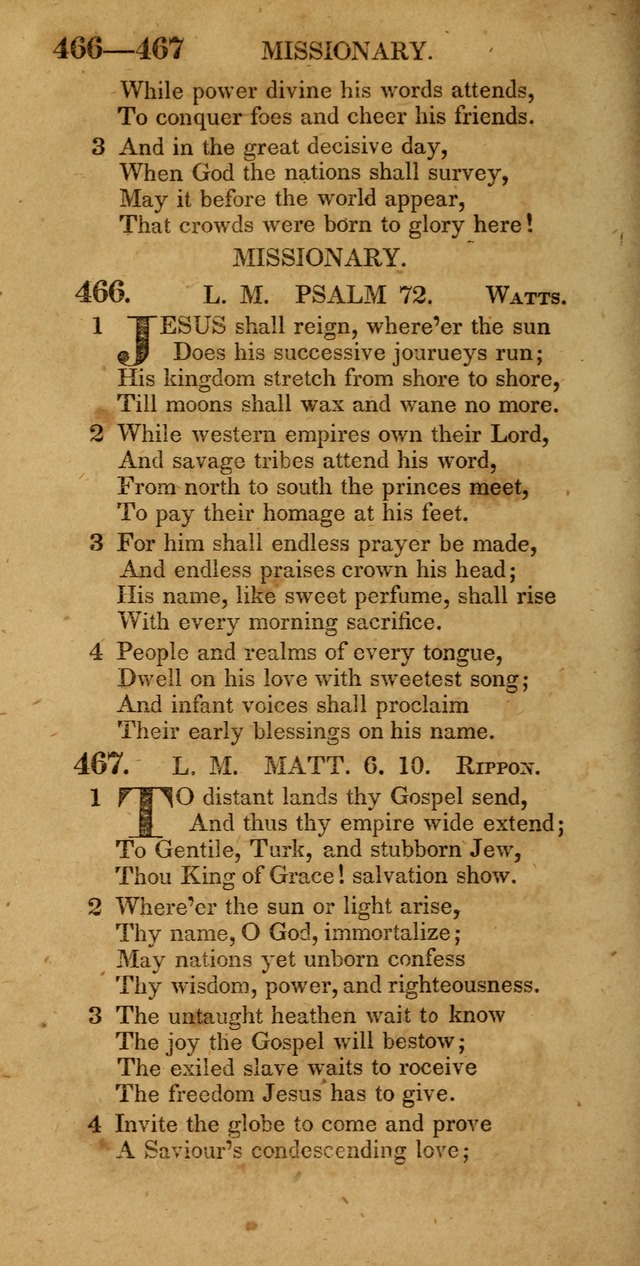 A New selection of Psalms, hymns, and spiritual songs, from the best authors: designed for the use of conference meetings, private circles, and congregations page 265