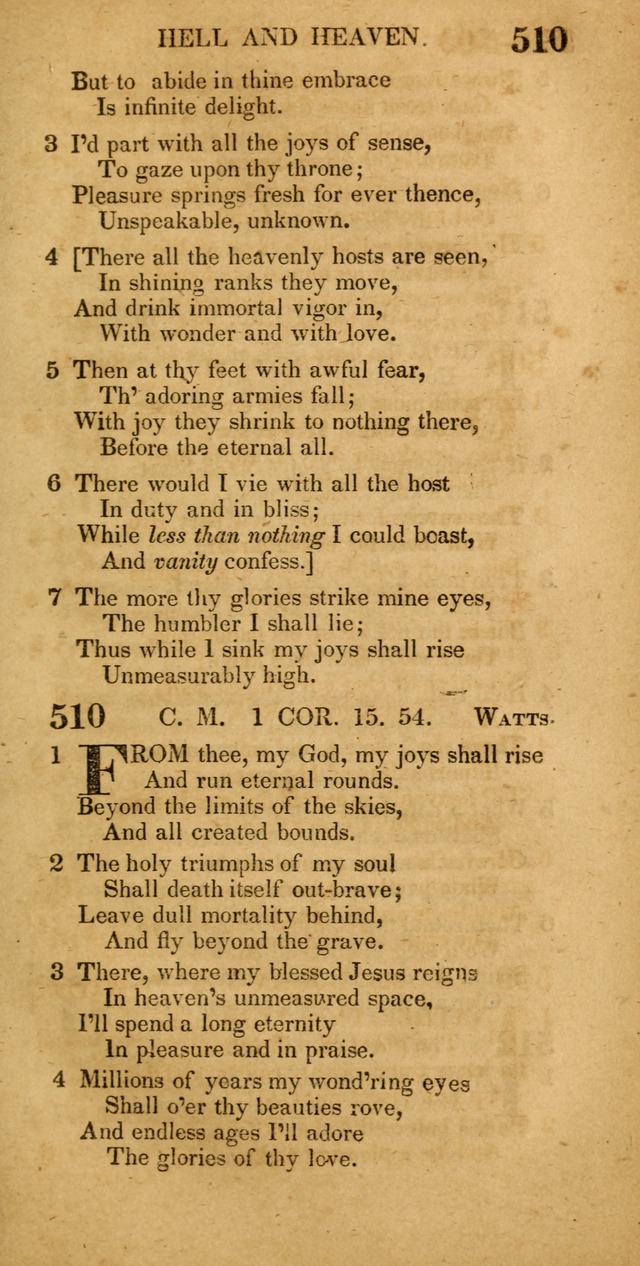 A New selection of Psalms, hymns, and spiritual songs, from the best authors: designed for the use of conference meetings, private circles, and congregations page 290