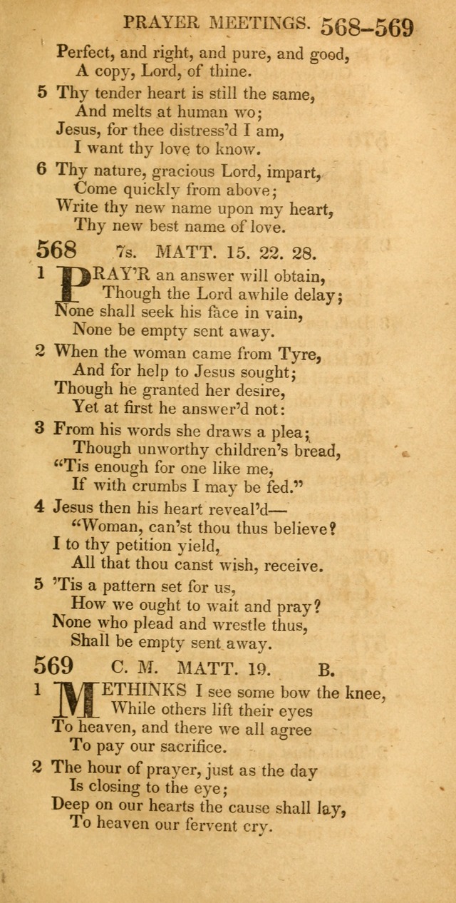 A New selection of Psalms, hymns, and spiritual songs, from the best authors: designed for the use of conference meetings, private circles, and congregations page 318