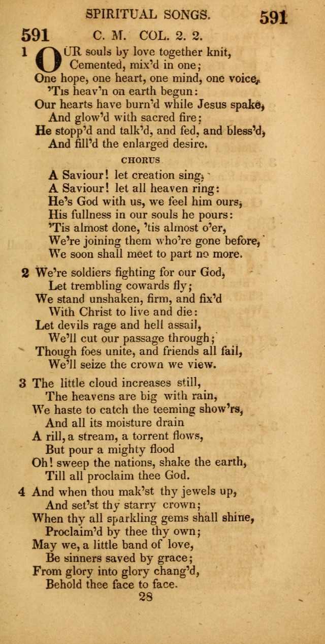 A New selection of Psalms, hymns, and spiritual songs, from the best authors: designed for the use of conference meetings, private circles, and congregations page 332