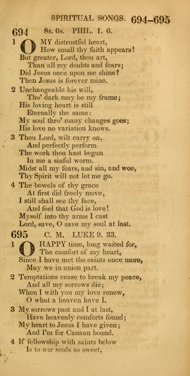 A New selection of Psalms, hymns, and spiritual songs, from the best authors: designed for the use of conference meetings, private circles, and congregations page 410