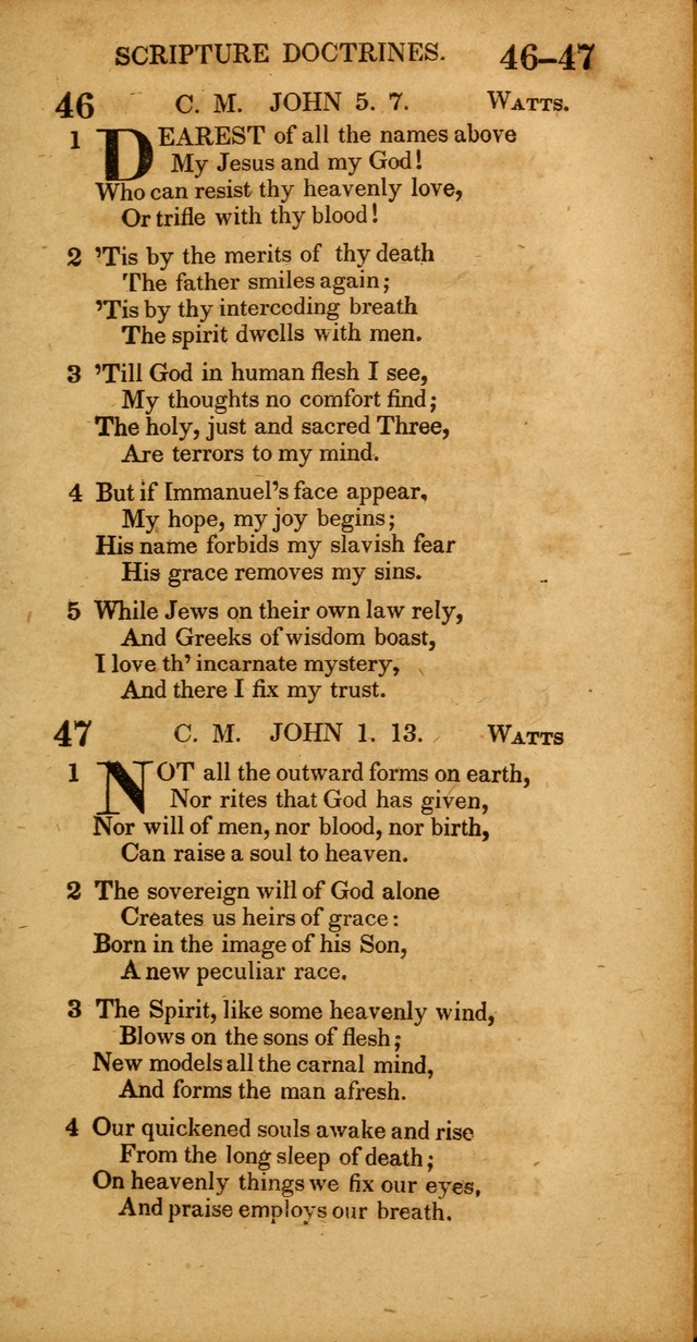 A New selection of Psalms, hymns, and spiritual songs, from the best authors: designed for the use of conference meetings, private circles, and congregations page 42