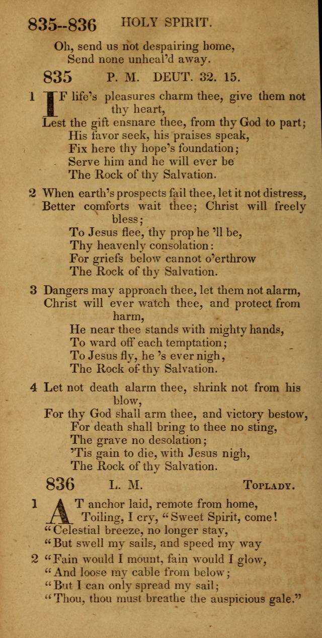 A New selection of Psalms, hymns, and spiritual songs, from the best authors: designed for the use of conference meetings, private circles, and congregations page 483