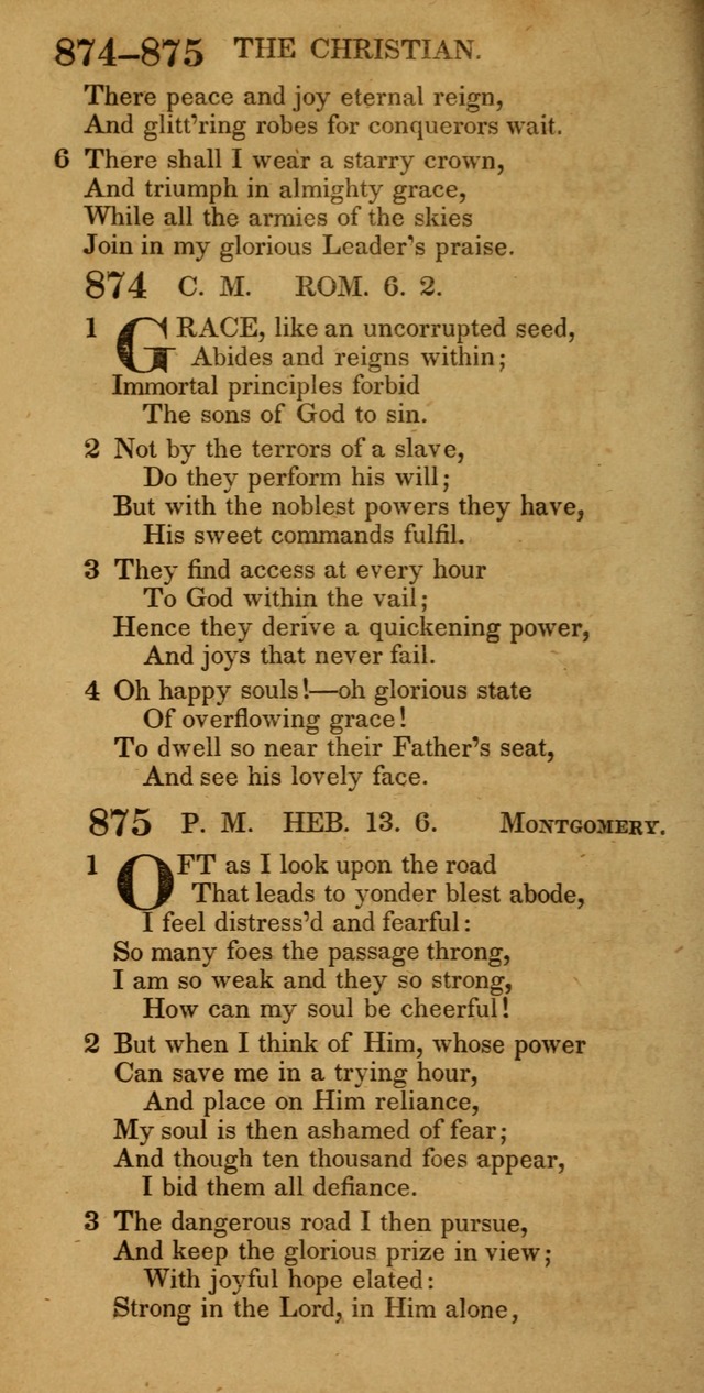 A New selection of Psalms, hymns, and spiritual songs, from the best authors: designed for the use of conference meetings, private circles, and congregations page 503