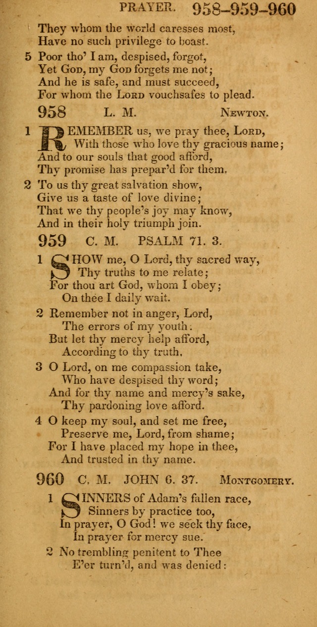 A New selection of Psalms, hymns, and spiritual songs, from the best authors: designed for the use of conference meetings, private circles, and congregations page 542