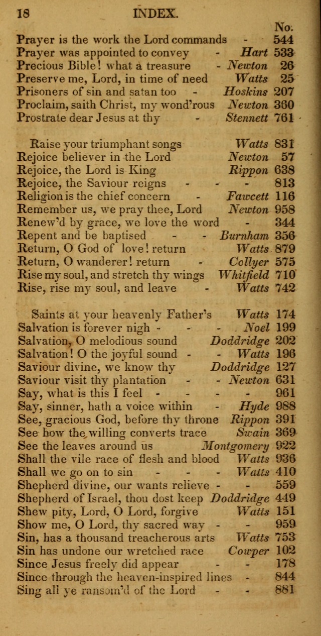 A New selection of Psalms, hymns, and spiritual songs, from the best authors: designed for the use of conference meetings, private circles, and congregations page 585