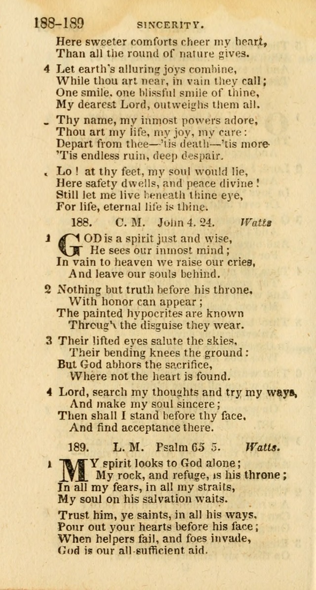 A New Selection of Psalms, Hymns and Spiritual Songs: from the best authors; designed for the use of conference meetings, private circles, and congregations (21st ed. with an appendix) page 104