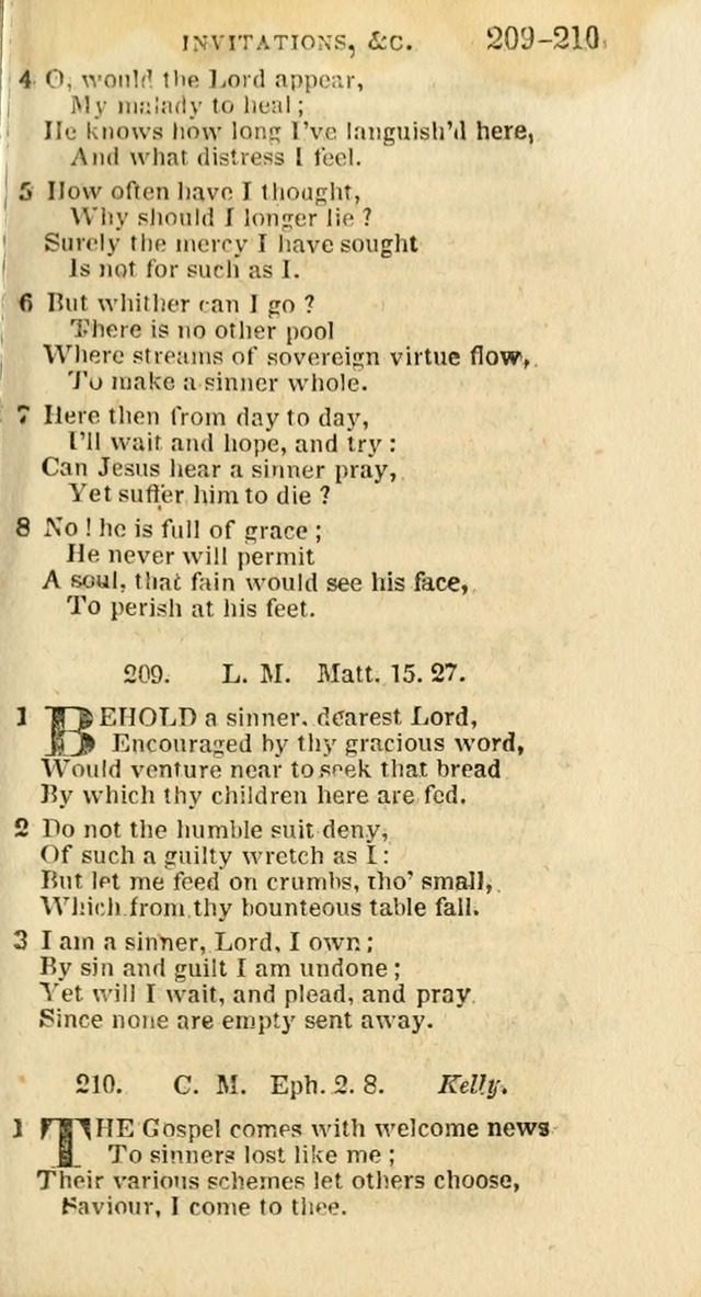 A New Selection of Psalms, Hymns and Spiritual Songs: from the best authors; designed for the use of conference meetings, private circles, and congregations (21st ed. with an appendix) page 115