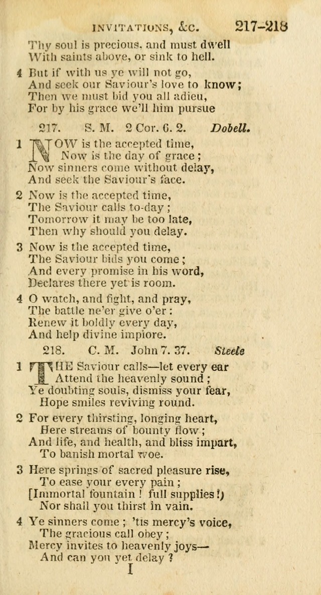 A New Selection of Psalms, Hymns and Spiritual Songs: from the best authors; designed for the use of conference meetings, private circles, and congregations (21st ed. with an appendix) page 119