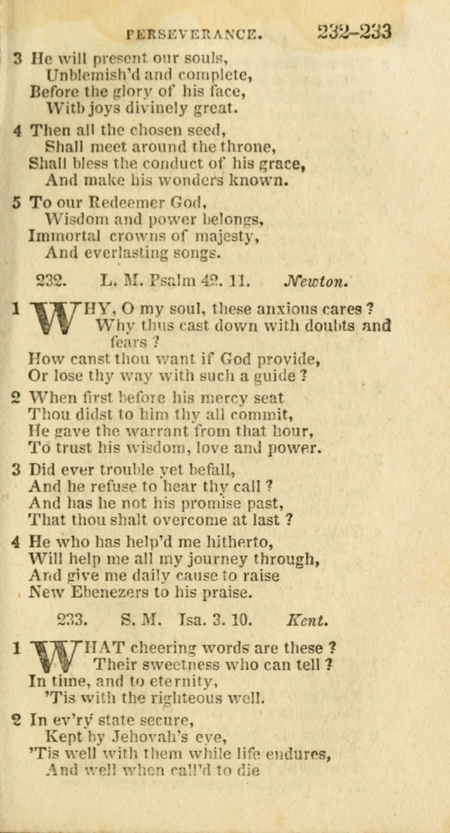 A New Selection of Psalms, Hymns and Spiritual Songs: from the best authors; designed for the use of conference meetings, private circles, and congregations (21st ed. with an appendix) page 127