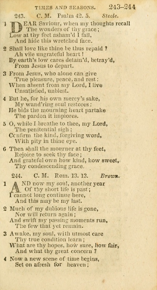 A New Selection of Psalms, Hymns and Spiritual Songs: from the best authors; designed for the use of conference meetings, private circles, and congregations (21st ed. with an appendix) page 133