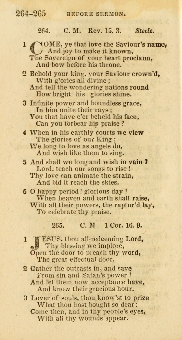 A New Selection of Psalms, Hymns and Spiritual Songs: from the best authors; designed for the use of conference meetings, private circles, and congregations (21st ed. with an appendix) page 144