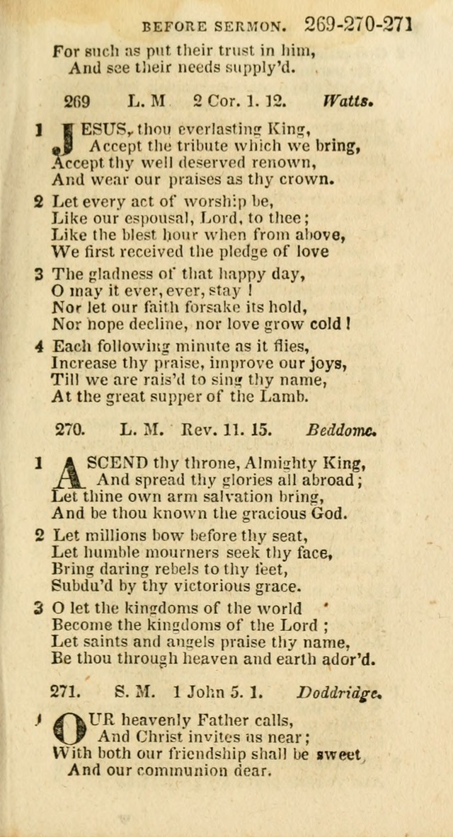 A New Selection of Psalms, Hymns and Spiritual Songs: from the best authors; designed for the use of conference meetings, private circles, and congregations (21st ed. with an appendix) page 147