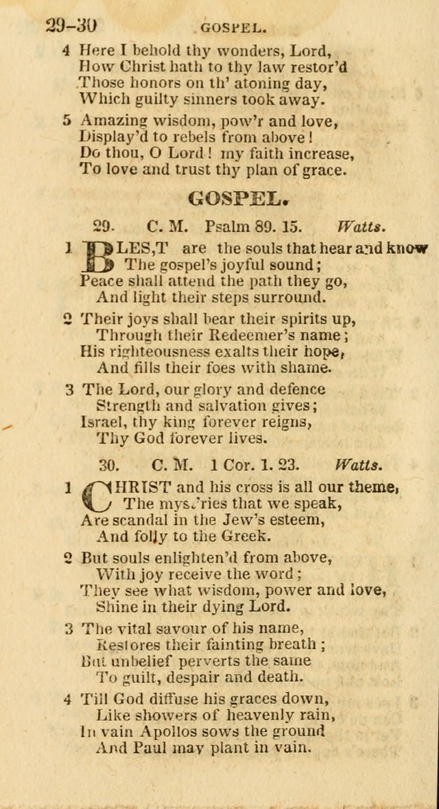 A New Selection of Psalms, Hymns and Spiritual Songs: from the best authors; designed for the use of conference meetings, private circles, and congregations (21st ed. with an appendix) page 16