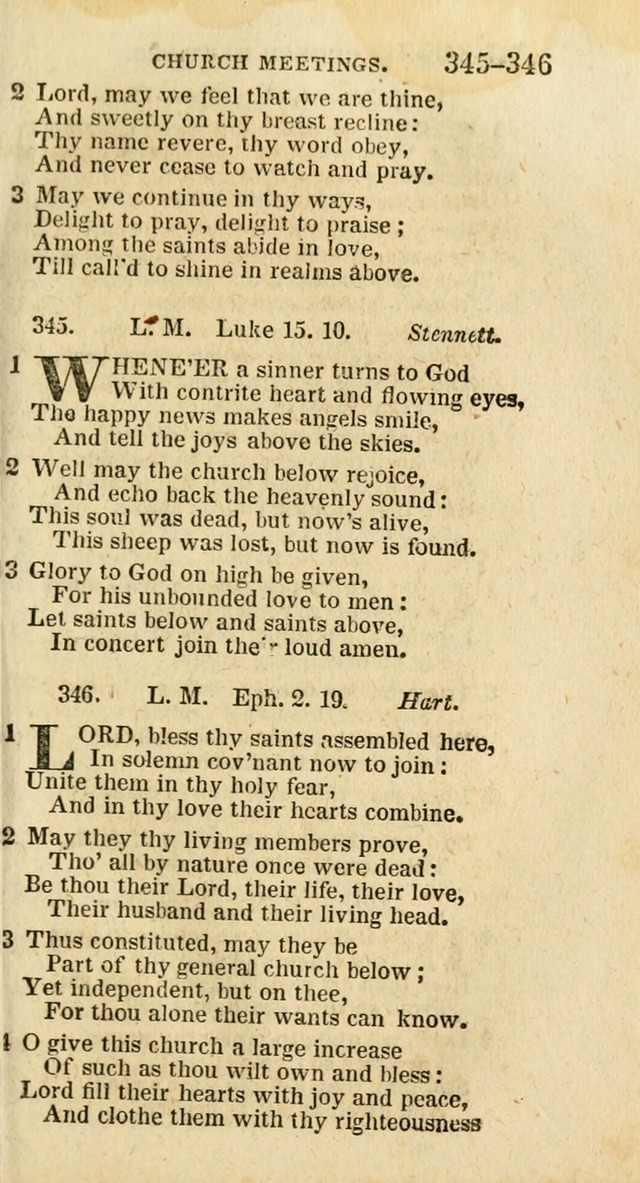 A New Selection of Psalms, Hymns and Spiritual Songs: from the best authors; designed for the use of conference meetings, private circles, and congregations (21st ed. with an appendix) page 185