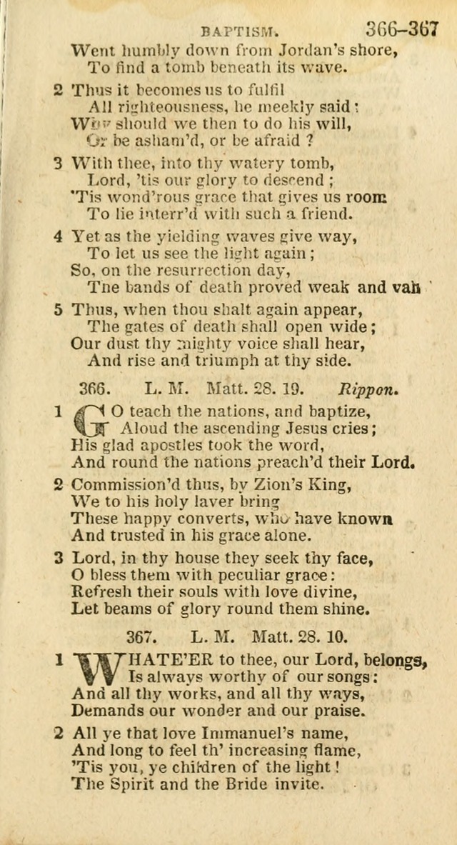 A New Selection of Psalms, Hymns and Spiritual Songs: from the best authors; designed for the use of conference meetings, private circles, and congregations (21st ed. with an appendix) page 195