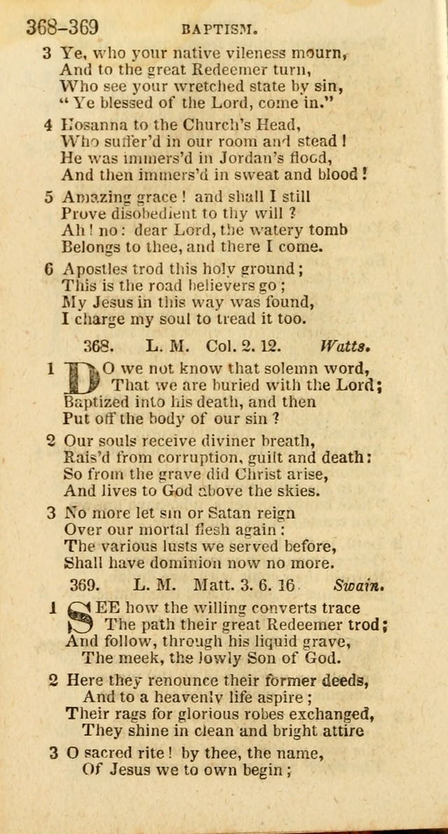 A New Selection of Psalms, Hymns and Spiritual Songs: from the best authors; designed for the use of conference meetings, private circles, and congregations (21st ed. with an appendix) page 196