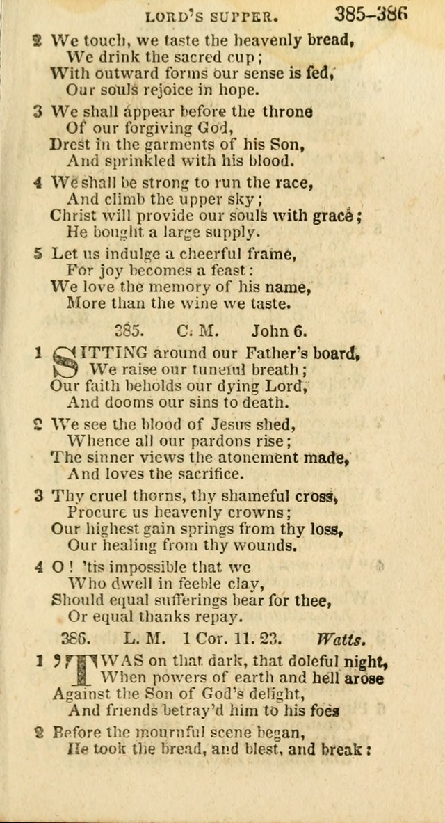 A New Selection of Psalms, Hymns and Spiritual Songs: from the best authors; designed for the use of conference meetings, private circles, and congregations (21st ed. with an appendix) page 205