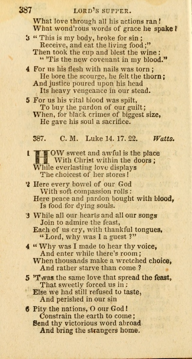 A New Selection of Psalms, Hymns and Spiritual Songs: from the best authors; designed for the use of conference meetings, private circles, and congregations (21st ed. with an appendix) page 206