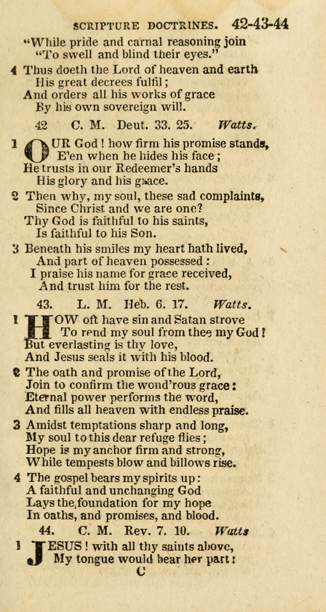 A New Selection of Psalms, Hymns and Spiritual Songs: from the best authors; designed for the use of conference meetings, private circles, and congregations (21st ed. with an appendix) page 23