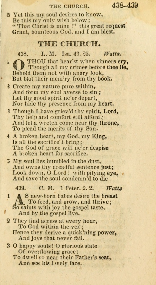 A New Selection of Psalms, Hymns and Spiritual Songs: from the best authors; designed for the use of conference meetings, private circles, and congregations (21st ed. with an appendix) page 233