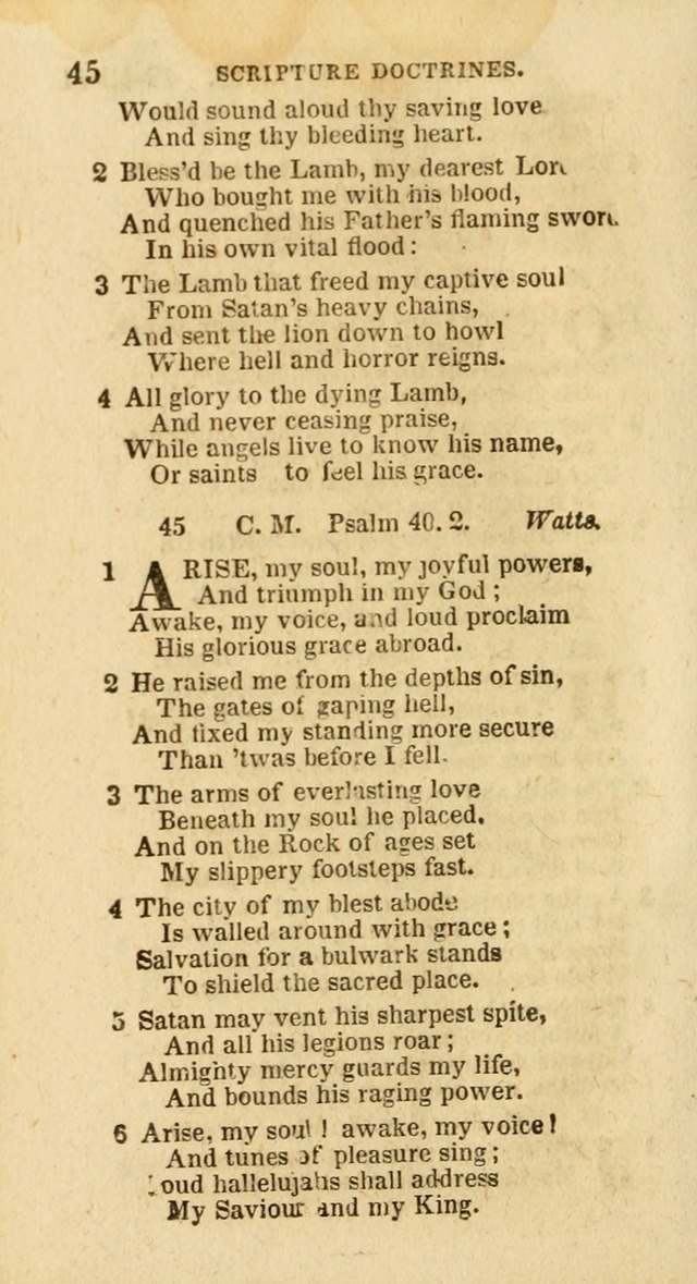 A New Selection of Psalms, Hymns and Spiritual Songs: from the best authors; designed for the use of conference meetings, private circles, and congregations (21st ed. with an appendix) page 24