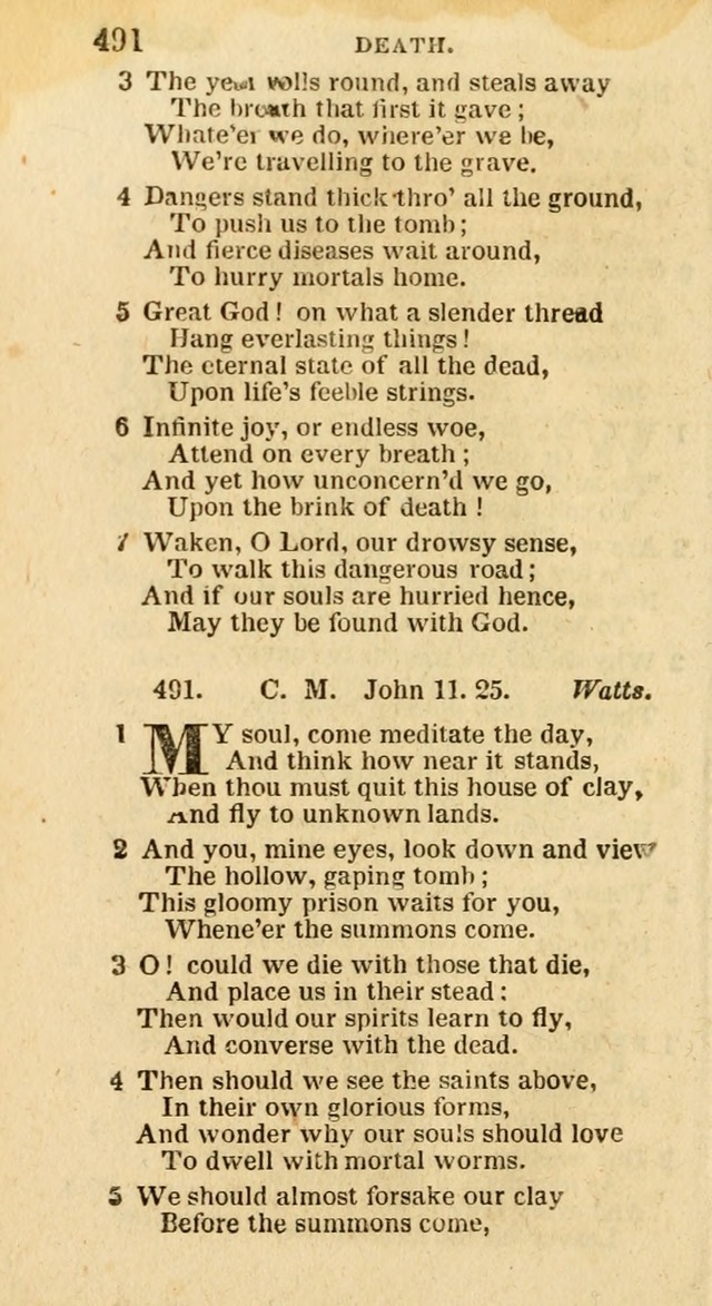 A New Selection of Psalms, Hymns and Spiritual Songs: from the best authors; designed for the use of conference meetings, private circles, and congregations (21st ed. with an appendix) page 262