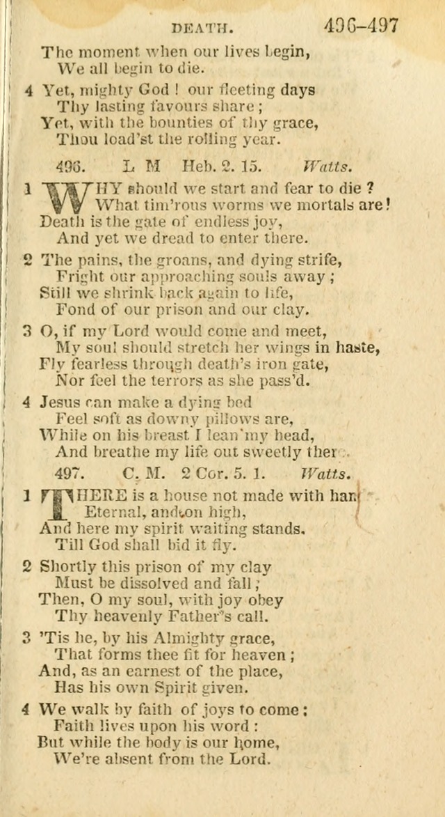 A New Selection of Psalms, Hymns and Spiritual Songs: from the best authors; designed for the use of conference meetings, private circles, and congregations (21st ed. with an appendix) page 265