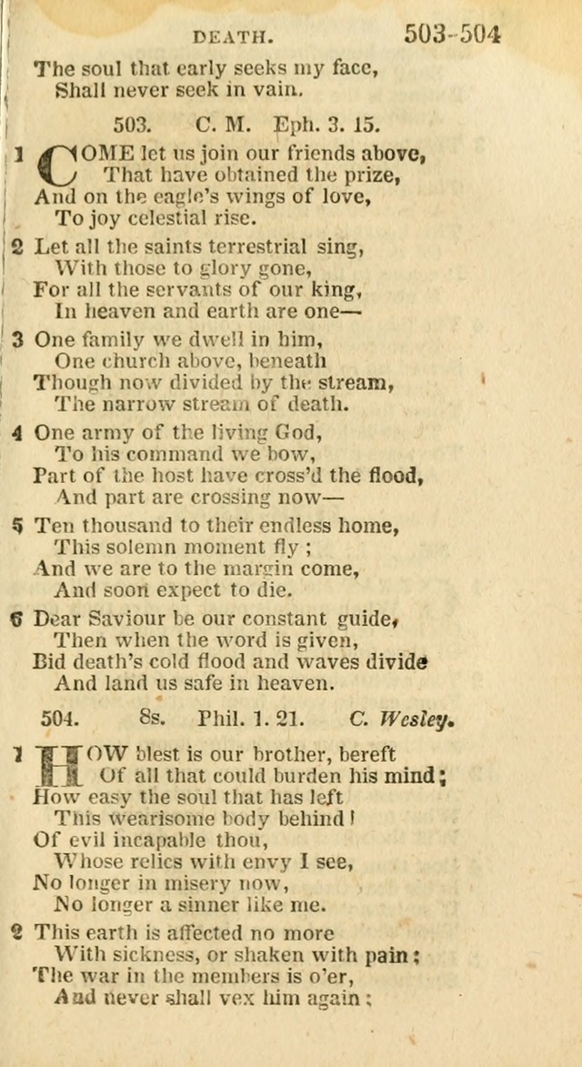 A New Selection of Psalms, Hymns and Spiritual Songs: from the best authors; designed for the use of conference meetings, private circles, and congregations (21st ed. with an appendix) page 269