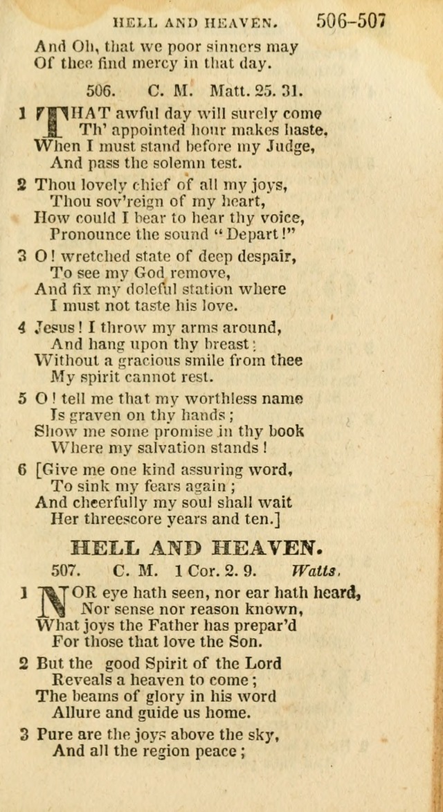 A New Selection of Psalms, Hymns and Spiritual Songs: from the best authors; designed for the use of conference meetings, private circles, and congregations (21st ed. with an appendix) page 271