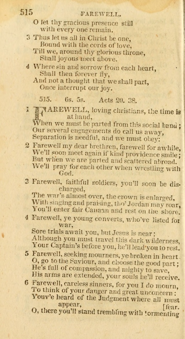 A New Selection of Psalms, Hymns and Spiritual Songs: from the best authors; designed for the use of conference meetings, private circles, and congregations (21st ed. with an appendix) page 276