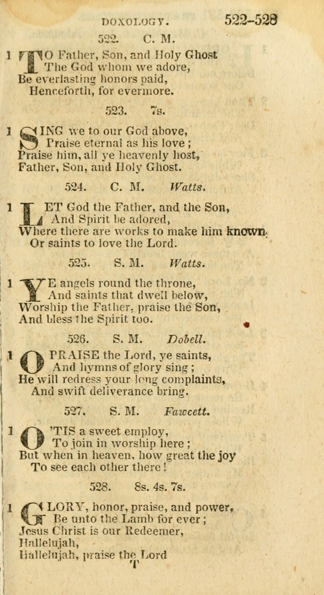 A New Selection of Psalms, Hymns and Spiritual Songs: from the best authors; designed for the use of conference meetings, private circles, and congregations (21st ed. with an appendix) page 279