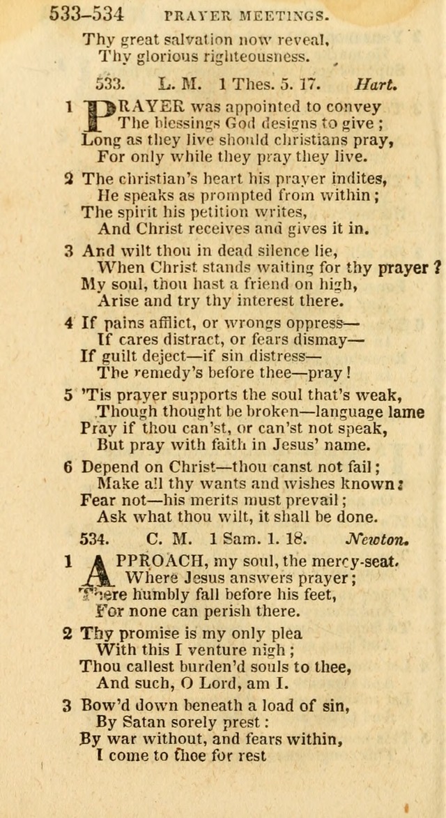 A New Selection of Psalms, Hymns and Spiritual Songs: from the best authors; designed for the use of conference meetings, private circles, and congregations (21st ed. with an appendix) page 282