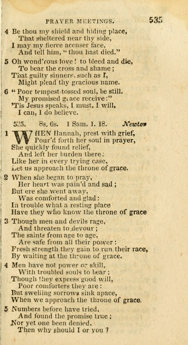 A New Selection of Psalms, Hymns and Spiritual Songs: from the best authors; designed for the use of conference meetings, private circles, and congregations (21st ed. with an appendix) page 283