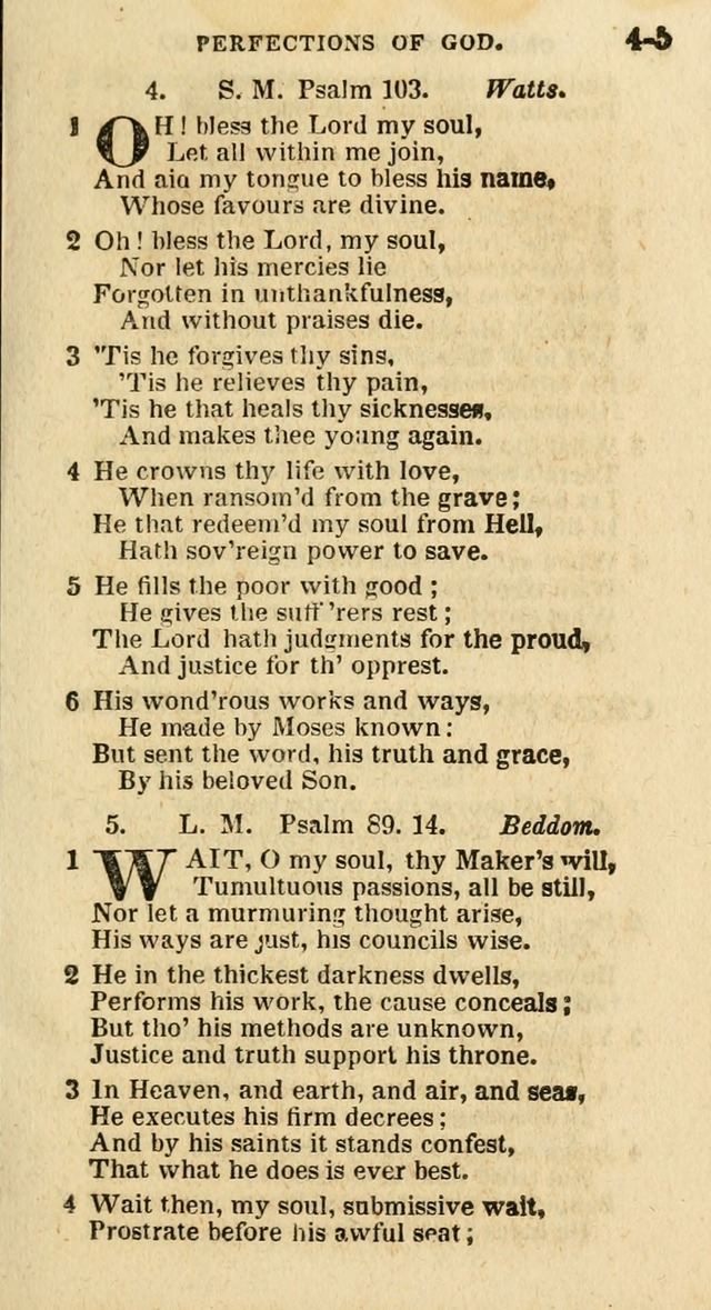 A New Selection of Psalms, Hymns and Spiritual Songs: from the best authors; designed for the use of conference meetings, private circles, and congregations (21st ed. with an appendix) page 3