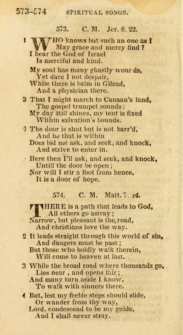 A New Selection of Psalms, Hymns and Spiritual Songs: from the best authors; designed for the use of conference meetings, private circles, and congregations (21st ed. with an appendix) page 304