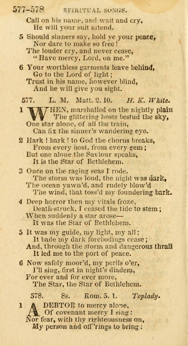 A New Selection of Psalms, Hymns and Spiritual Songs: from the best authors; designed for the use of conference meetings, private circles, and congregations (21st ed. with an appendix) page 306