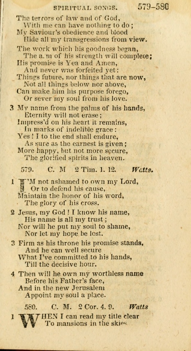 A New Selection of Psalms, Hymns and Spiritual Songs: from the best authors; designed for the use of conference meetings, private circles, and congregations (21st ed. with an appendix) page 307