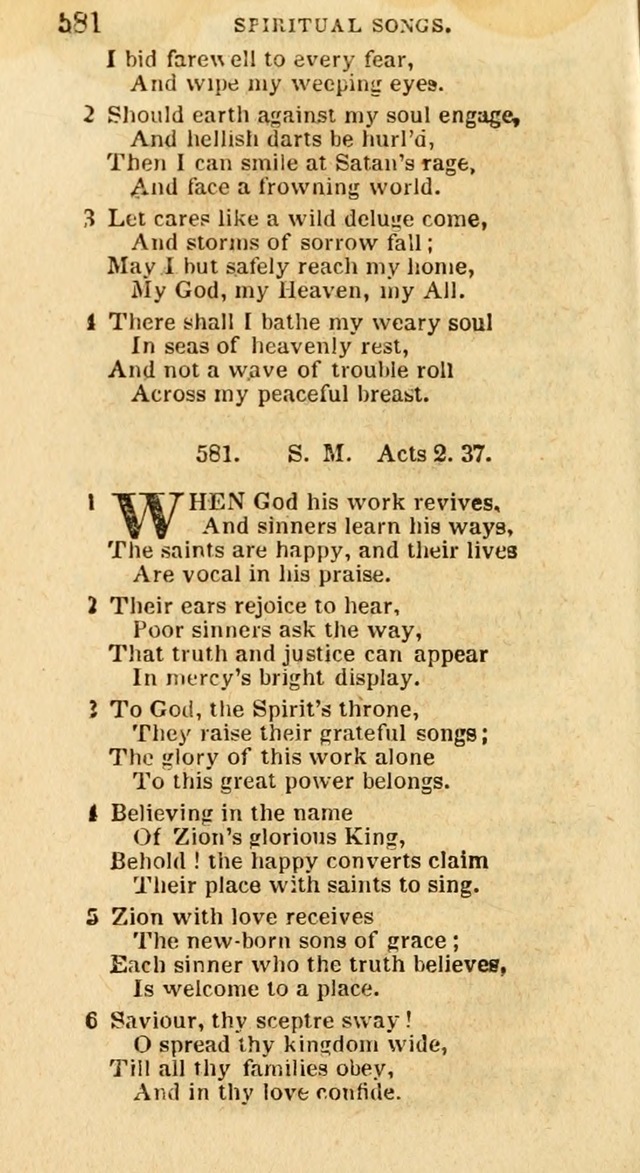 A New Selection of Psalms, Hymns and Spiritual Songs: from the best authors; designed for the use of conference meetings, private circles, and congregations (21st ed. with an appendix) page 308