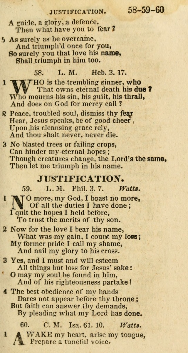 A New Selection of Psalms, Hymns and Spiritual Songs: from the best authors; designed for the use of conference meetings, private circles, and congregations (21st ed. with an appendix) page 31