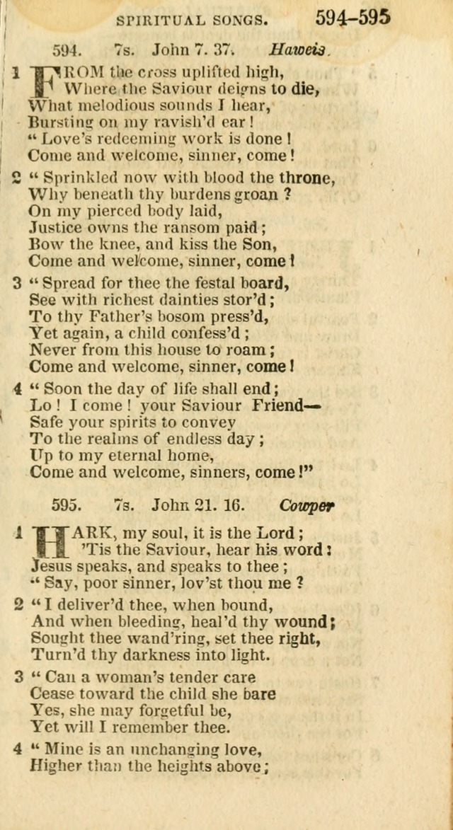 A New Selection of Psalms, Hymns and Spiritual Songs: from the best authors; designed for the use of conference meetings, private circles, and congregations (21st ed. with an appendix) page 317