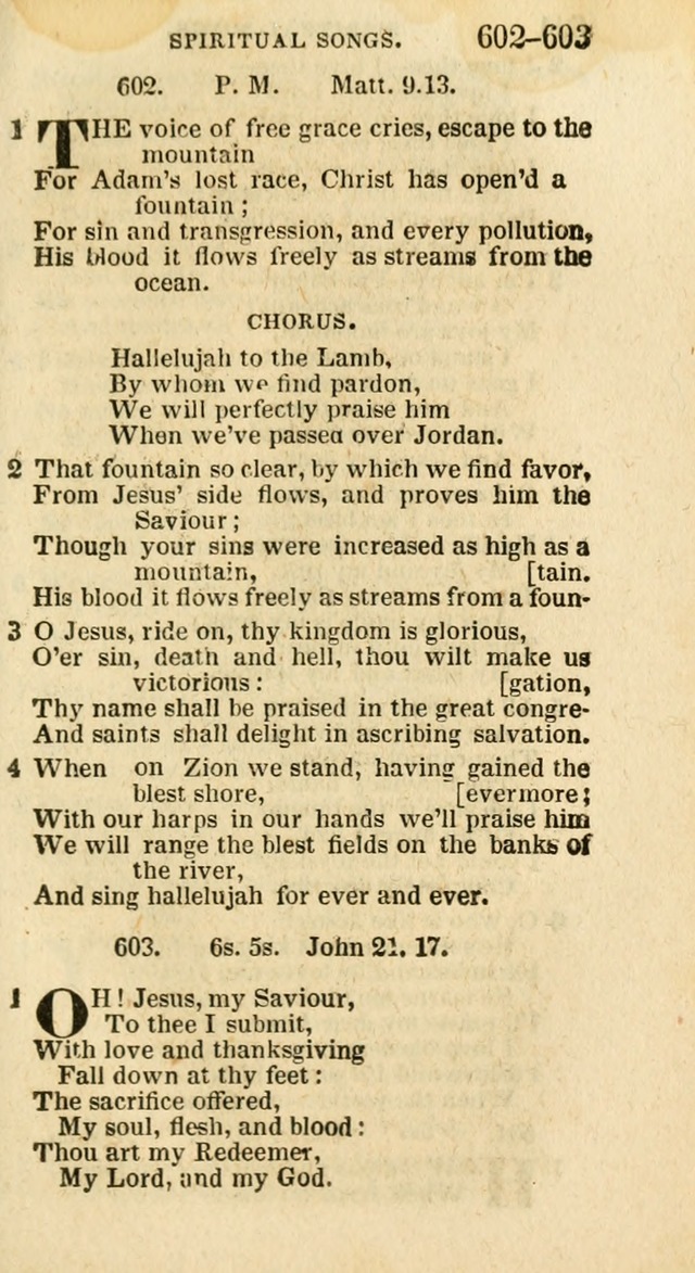 A New Selection of Psalms, Hymns and Spiritual Songs: from the best authors; designed for the use of conference meetings, private circles, and congregations (21st ed. with an appendix) page 323