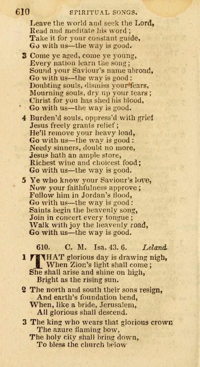 A New Selection of Psalms, Hymns and Spiritual Songs: from the best authors; designed for the use of conference meetings, private circles, and congregations (21st ed. with an appendix) page 330