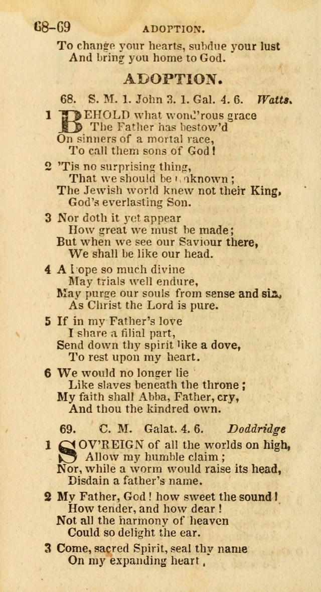 A New Selection of Psalms, Hymns and Spiritual Songs: from the best authors; designed for the use of conference meetings, private circles, and congregations (21st ed. with an appendix) page 36