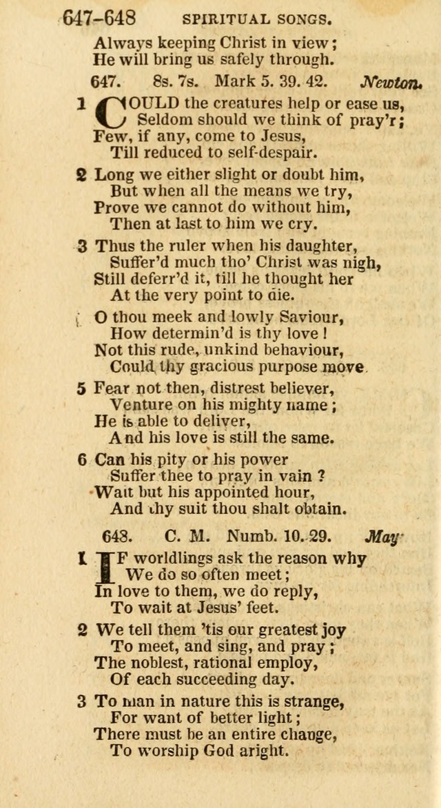 A New Selection of Psalms, Hymns and Spiritual Songs: from the best authors; designed for the use of conference meetings, private circles, and congregations (21st ed. with an appendix) page 360