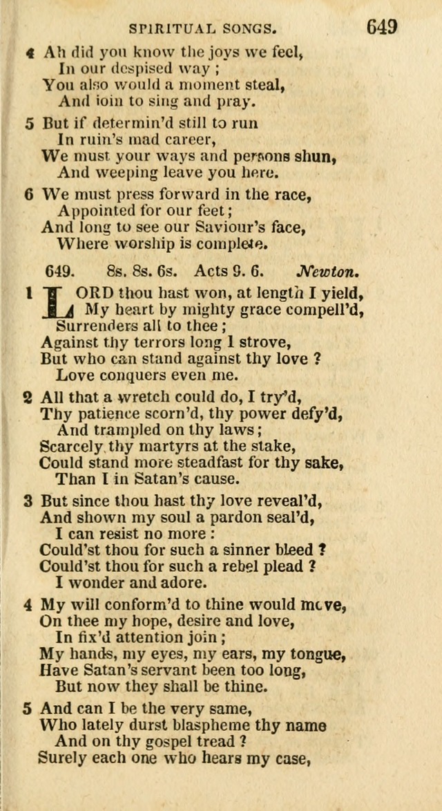 A New Selection of Psalms, Hymns and Spiritual Songs: from the best authors; designed for the use of conference meetings, private circles, and congregations (21st ed. with an appendix) page 361