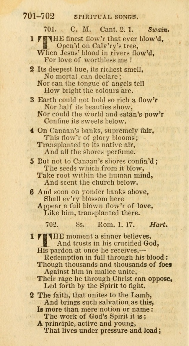 A New Selection of Psalms, Hymns and Spiritual Songs: from the best authors; designed for the use of conference meetings, private circles, and congregations (21st ed. with an appendix) page 398