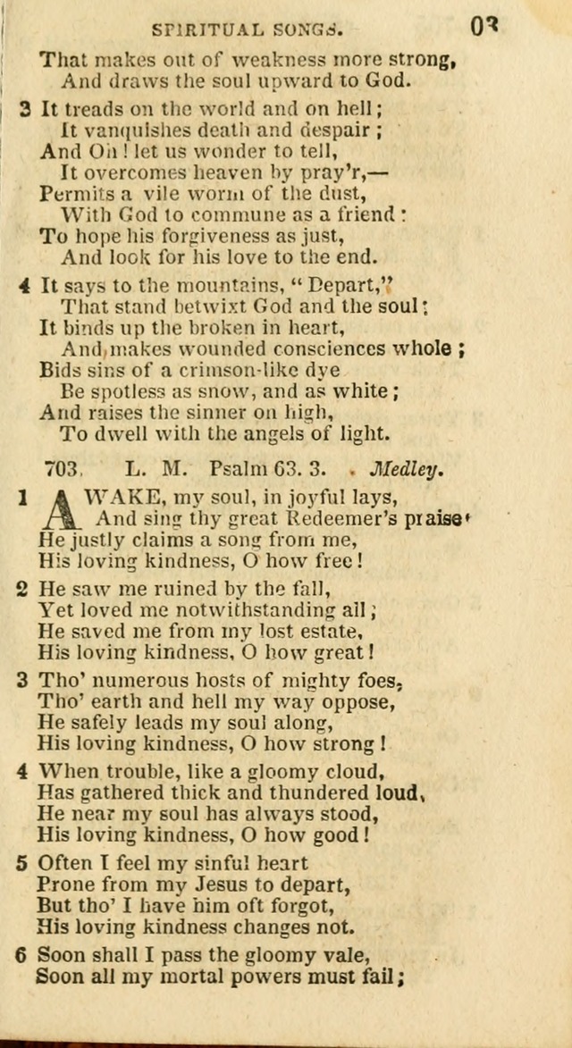 A New Selection of Psalms, Hymns and Spiritual Songs: from the best authors; designed for the use of conference meetings, private circles, and congregations (21st ed. with an appendix) page 399